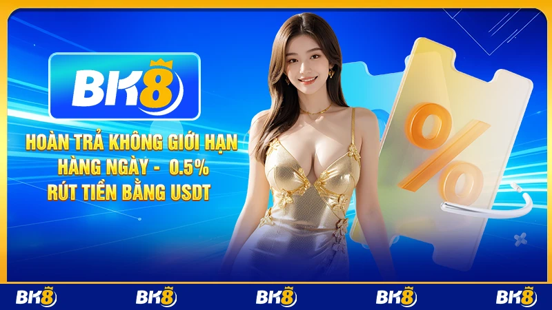 Hoàn trả không giới hạn hàng ngày- 0.5% rút tiền bằng USDT